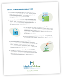 What every member needs to know about claims at Medical Mutual brochure